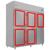 5 Gaxeta Câmara Comercial Rf-064 Para Frilux 48x65 Canaleta