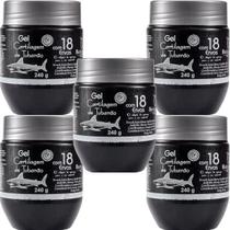 5 Gel Desodorante Massageador Bio Instinto Cartilagem de Tubarão 18 Ervas Pote 240g 5 Gel Desodorante Massageador Bio Instinto Cartilagem de Tubarão 18 Ervas Pote 240g