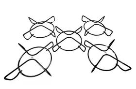 5 Grades Trempe Grelha Para Fogão Cooktop Atlas Agile Glass