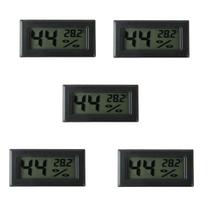 5 Higrômetros Termômetro Digital Temperatura Umidade Cílios