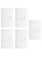 5 Interruptor Paralelo Horizontal Habitat Branco Fame 2297 5 Interruptor Paralelo Horizontal Habitat Branco Fame 2297