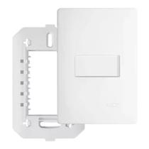 5 Interruptor Simples Horizontal Habitat Branco Fame 3769 5 Interruptor Simples Horizontal Habitat Branco Fame 3769