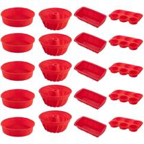 5 Jogo Formas Sortida Redonda Espiral Pães Cupcake Silicone