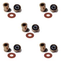 5 Kit Bucha Retentor Lavadora Mueller Family / Pop Tank.