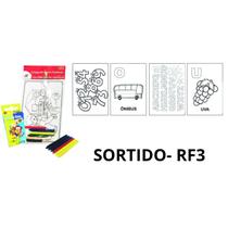 5 Kit Colorir Giz De Cera 6 Cores Lembrancinha Festa Sortidos Desenhos Infantil Para Colorir 5 Kit Colorir Giz De Cera 6 Cores Lembrancinha Festa Sortidos Desenhos Infantil Para Colorir