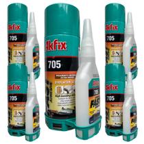 5 Kit MDF Super Cola Instantanea Alta Viscosidade+Acelerador 5 Kit MDF Super Cola Instantanea Alta Viscosidade+Acelerador