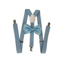 5 Kits Suspensório + Gravata Borboleta Adulto E Infantil K:244/247