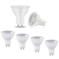 5 Lâmpada Led Dicróica Mr16 3000k Cor Branco Quente Save Energy