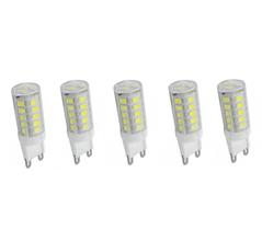 5 Lampada LED G9 4W 220V 6500k Branco Frio Zan28