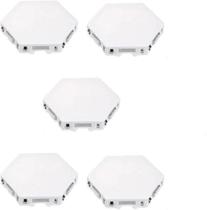 5 Lampada Luminaria Led Hexagonal Modular Decorativa De Parede Para Quarto Sala Cozinha 5 Lampada Luminaria Led Hexagonal Modular Decorativa De Parede Para Quarto Sala Cozinha