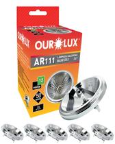 5 Lâmpada Ourolux Ar111 12v 50w 24º G53 Branco-quente