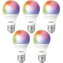 5 lâmpada Pera Led Inteligente Wi-fi Bivolt Colorida Avant