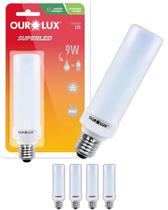 5 Lâmpadas Compacta Led 9w Bivolt Base E27 Cor da Luz Branco Neutro Ourolux 5 Lâmpadas Compacta Led 9w Bivolt Base E27 Cor da Luz Branco Neutro Ourolux