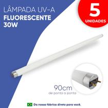 5 Lâmpadas Fluorescente UV-A 30W