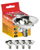 5 Lâmpadas Halógenas Ar70 50w 12v Ba15d Cor da Luz 2800k Branco Quente Ourolux 5 Lâmpadas Halógenas Ar70 50w 12v Ba15d Cor da Luz 2800k Branco Quente Ourolux