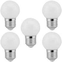 5 Lâmpadas Led Bolinha Decorativa Orby 3W 110V (Branco Frio) 5 Lâmpadas Led Bolinha Decorativa Orby 3W 110V (Branco Frio)