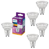5 Lâmpadas Led Dicroica 4w Philips GU10 2700k 350lm Bivolt