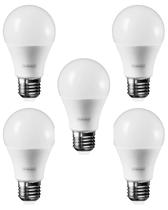 5 Lâmpadas LED Intral Bulbo 9W E27 L70 6500k Bivolt