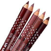 5 Lapis Contorno Labial Matte de Madeira Easy Ruby Kisses 5 Lapis Contorno Labial Matte de Madeira Easy Ruby Kisses