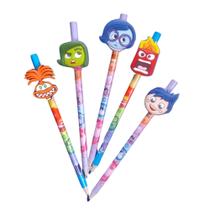 5 Lápis Hb Preto Divertidamente Filme Disney Emoções Escolar 5 Lápis Hb Preto Divertidamente Filme Disney Emoções Escolar