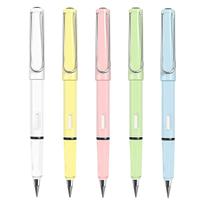 5 Lápis Infinito Que Não Aponta Lápis Eterno Corpo Tom Pastel