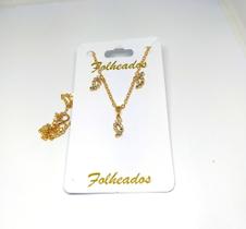 5 Lindos conjuntos folheados a ouro 18 k