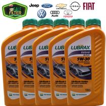 5 litros óleo lubrificante sintético 5w30 lubrax/petrobras