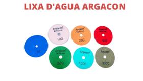 5 Lixas Brilho D'Àgua Argacon Grão 100/200/400/800/1500