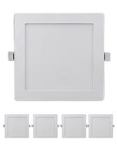 5 Luminaria Led Embutir Quadrada 24w 5 Luminaria Led Embutir Quadrada 24w