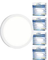 5 Luminaria LED Sobrepor Redondo 25W 6500K