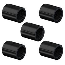 5 Luvas Eletroduto Tigre 2.1/2" Rosqueavel PVC