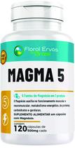 5 Magnésio 120 cápsulas 500mg MAGMA 5 - Floral Ervas Do Brasil