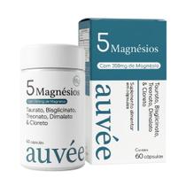5 Magnésios 60 Cápsulas Auvée Ultra Concentrado 350mg
