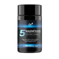 5 Magnésios - Malato + Taurato + Citrato + Óxido + Bisglicinato 100caps 5 Magnésios - Malato + Taurato + Citrato + Óxido + Bisglicinato 100caps