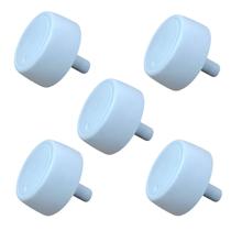 5 Manípulo Botão Fogão Mueller Fratello Vetro Branc Original