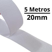5 Metros de Fita Fecho De Contato Com Adesivo 20mm largura