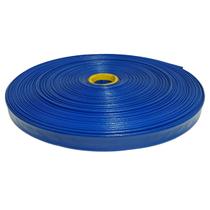 5 Metros de Mangueira Flat Azul Achatada 1 Polegada Irrigação Borrachas Londrina