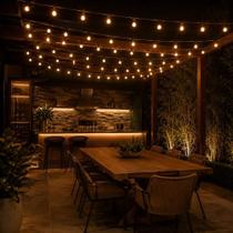 5 Metros Varal De Luzes Festão Com Lâmpadas Bolinha Led G45 5 Metros Varal De Luzes Festão Com Lâmpadas Bolinha Led G45