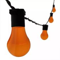 5 Metros Varal Luzes Festão E27 Com Lâmpadas Led 7w Colorida
