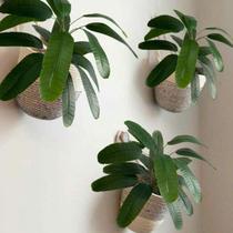 5 Mini Arbustos Artificiais de 60cm em Silicone com Aparência Realista e Toque Macio Para Sala - DE0124 5 Mini Arbustos Artificiais de 60cm em Silicone com Aparência Realista e Toque Macio Para Sala - DE0124