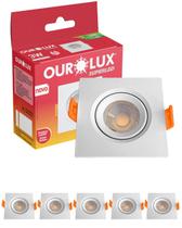5 Mini Spot Superled de Embutir 3W Cor da Luz Branco Neutro 4000K Biv Ourolux 5 Mini Spot Superled de Embutir 3W Cor da Luz Branco Neutro 4000K Biv Ourolux