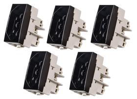 5 Módulo Tomada 2P+T 20A Ebony Margirius 16820