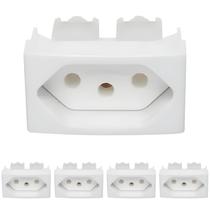 5 Módulo Tomada Branco Lunare 2p+t 250v 20a - Schneider 5 Módulo Tomada Branco Lunare 2p+t 250v 20a - Schneider