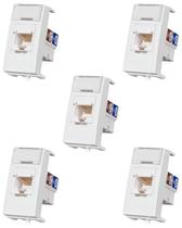 5 Módulo Tomada Informática Margirius RJ45 CAT 6 Sleek 5 Módulo Tomada Informática Margirius RJ45 CAT 6 Sleek