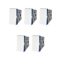 5 Módulos Interruptor Bipolar Paralelo Pial Plus+ 612008BC+