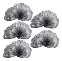 5 Mola Espiral Anti Pombos Stop Bird Alcance De 6 Metros Prateado