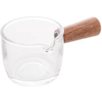 5 Molheiras Lyor de Vidro 100ml Cabo de Bambu Restaurante Cremeira Caldas Molhos 5 Molheiras Lyor de Vidro 100ml Cabo de Bambu Restaurante Cremeira Caldas Molhos