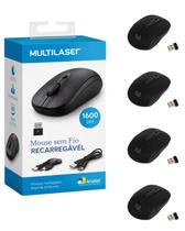 5 Mouses Sem Fio USB Multilaser MS2500 5 Mouses Sem Fio USB Multilaser MS2500