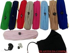 5 Mts Elástico Roliço Material Macio - Não Irrita Orelha Wr