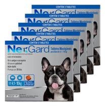 5 Nexgard Antipulgas 4,1 A 10kg 3 Tabletes Total 15 Tabletes